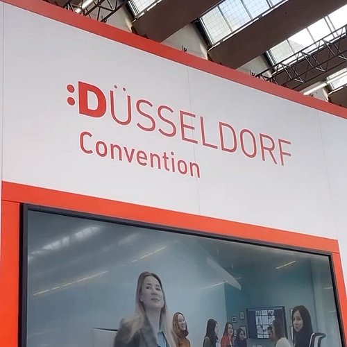 Die Eventconcepter Film Crew im Auftrag von Düsseldorf Convention auf der imex in Frankfurt.🎥